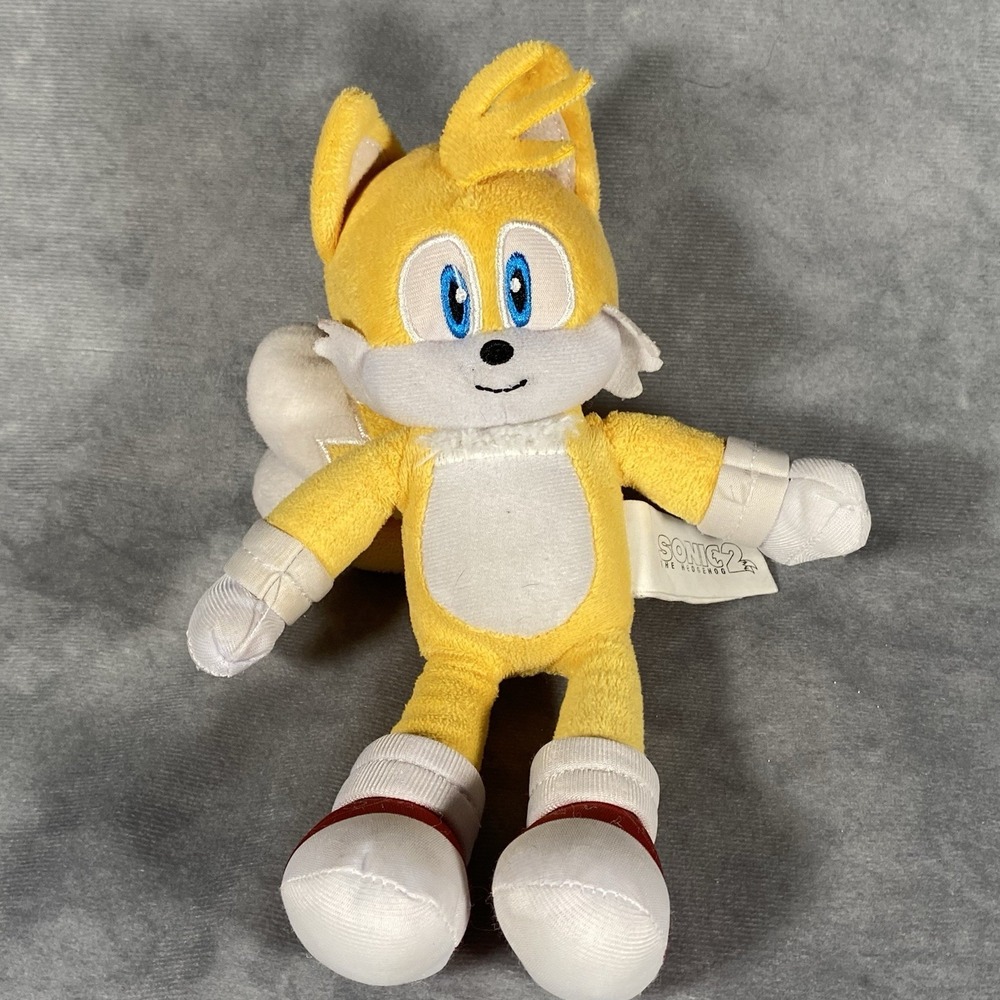 Tails ~ Sonic The Hedgehog 2 The Movie 9" Inch Soft Plush Jakks Pacific 2022
